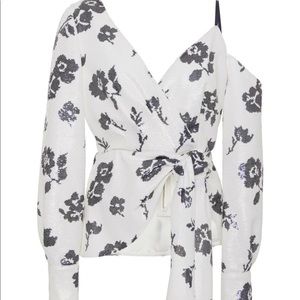 Self-Portrait Sequins Blouse